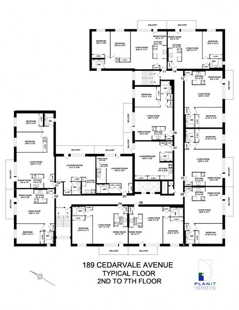 Floor plan for studio, 482 sqft